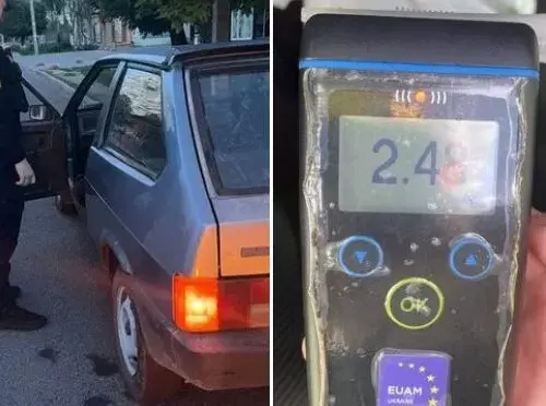 За місяць поліція Чугуївщини виявила 25 водіїв на підпитку