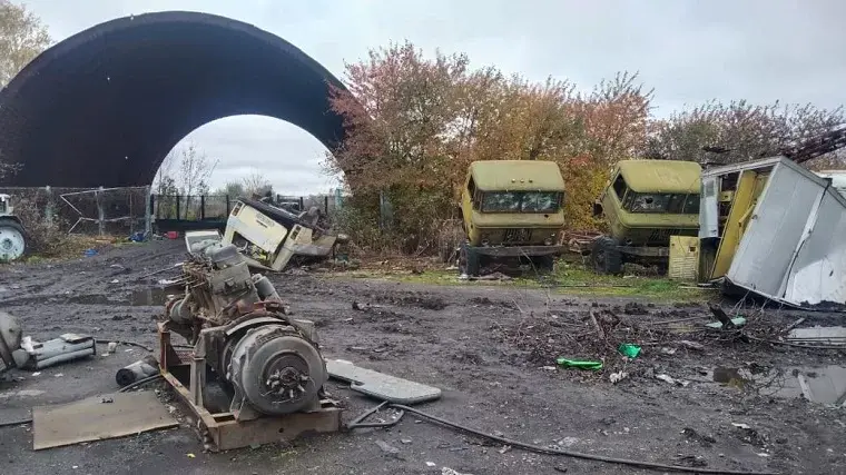 Поліцейські Чугуївщини оглянули зруйновану росіянами обсерваторію