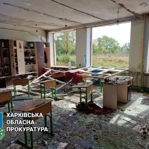 Росіяни зруйнували школу на Чугуївщині: фото