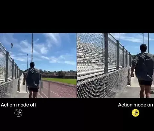 Как пользоваться Action mode на iPhone 14 pro