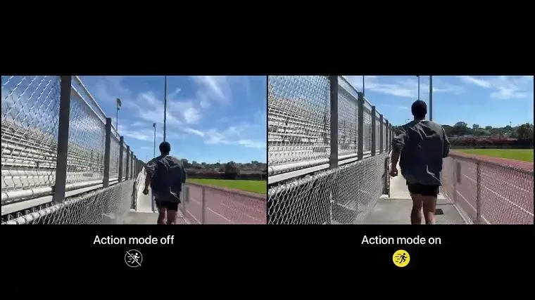 Как пользоваться Action mode на iPhone 14 pro