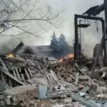 Ворог обстріляв Чугуївщину: пожежі і рйнування
