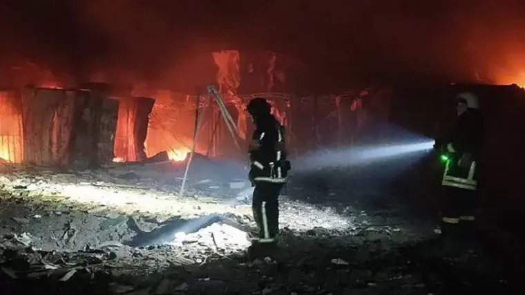 Ворог обстріляв Вовчанськ з авіації