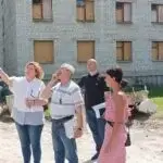 Мінаєва перевірила хід відновлювальних робіт в будинку на вулиці Горішнього