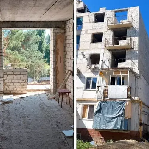 Мінаєва перевірила відновлення ще одного будинку в Чугуєві