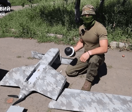 На Харківщині прикордонники приземлили російський розвідувальний дрон