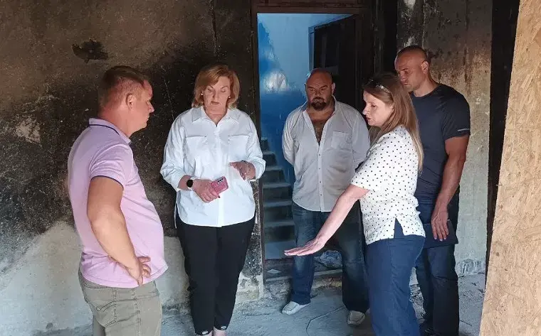 Минаева проверила ход ремонтных работ на Авиаторе