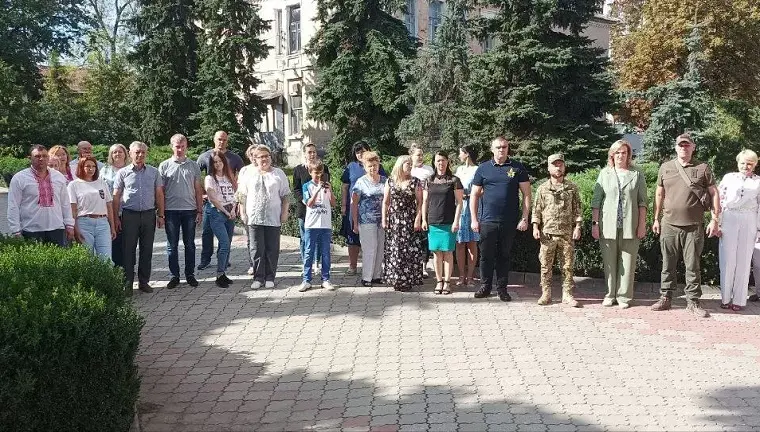 В Чугуєві урочисто відзначили День прапору України