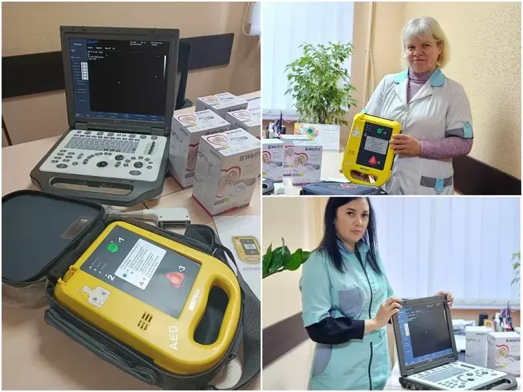 Сімейні лікарі Чугуєва отримали медичне обладнання від благодійників
