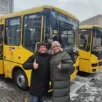 Дві громади Чугуївщини отримали нові шкільні автобуси