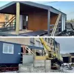 В Старосалтівській громаді встановлюють модульні будиночки замість зруйнованих