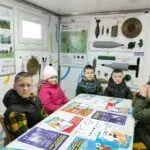 В Чугуєві для учнів ліцею провели заняття в «мобільному класі безпеки»