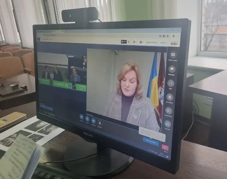 Мінаєва представила Чугуївську громаду на конгресі в Страсбурзі