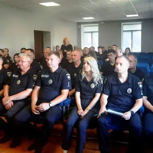 На Чугуївщині привітали поліцейських з професіональним святом