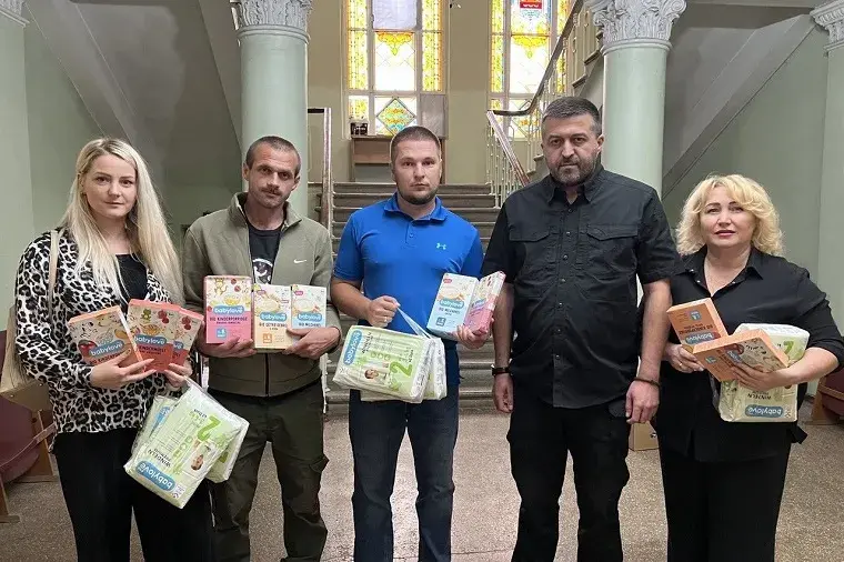 Чугуевщина получила гуманитарную помощь для детей