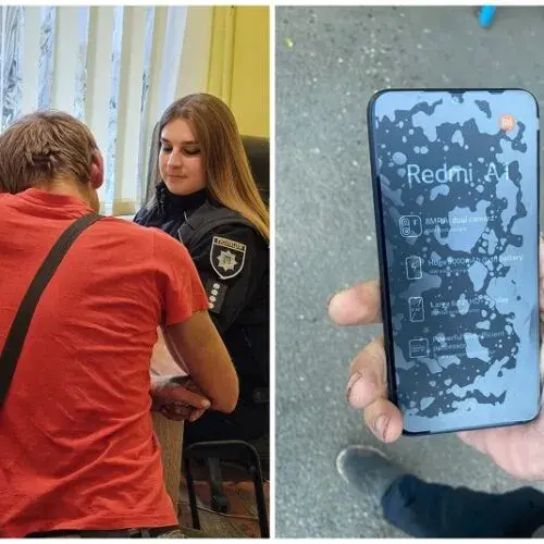 В Чугуєві затримали чоловіка, який вкрав телефон і павербанк