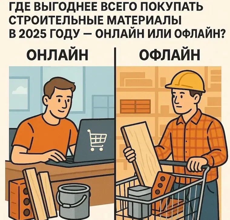Где выгодно купить строительные материалы в 2025 году