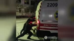 На Чугуєвщині застрягла швидка
