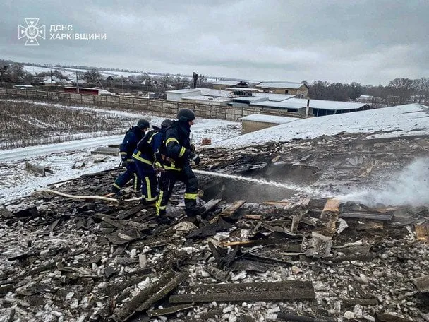 Ферма под ударом: в Харьковской области из-за атаки погибли животные и пострадал мужчина