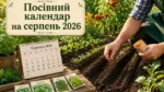 Посівний календар на серпень