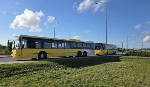 До Харкова прибули автобуси з Фінляндії для перевезення пасажирів